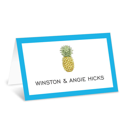 Pineapple Folded Enclosure Cards